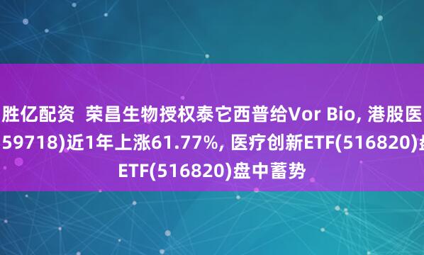 胜亿配资  荣昌生物授权泰它西普给Vor Bio, 港股医药ETF(159718)近1年上涨61.77%, 医疗创新ETF(516820)盘中蓄势